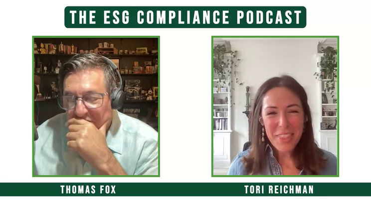 The ESG Compliance Podcast - Episode 15 - Supporting the S in ESG through Tech Solutions with Tori Reichman | Thomas Fox - Compliance Evangelist - Vimarsana News