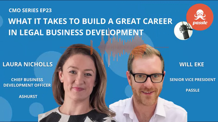 Laura Nicholls of Ashurst on what it takes to build a great career in legal business development - Passle CMO Series Podcast | Passle - Vimarsana News