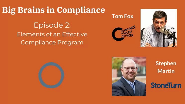 Big Brains in Compliance - Elements of an Effective Compliance Program | Thomas Fox - Vimarsana News